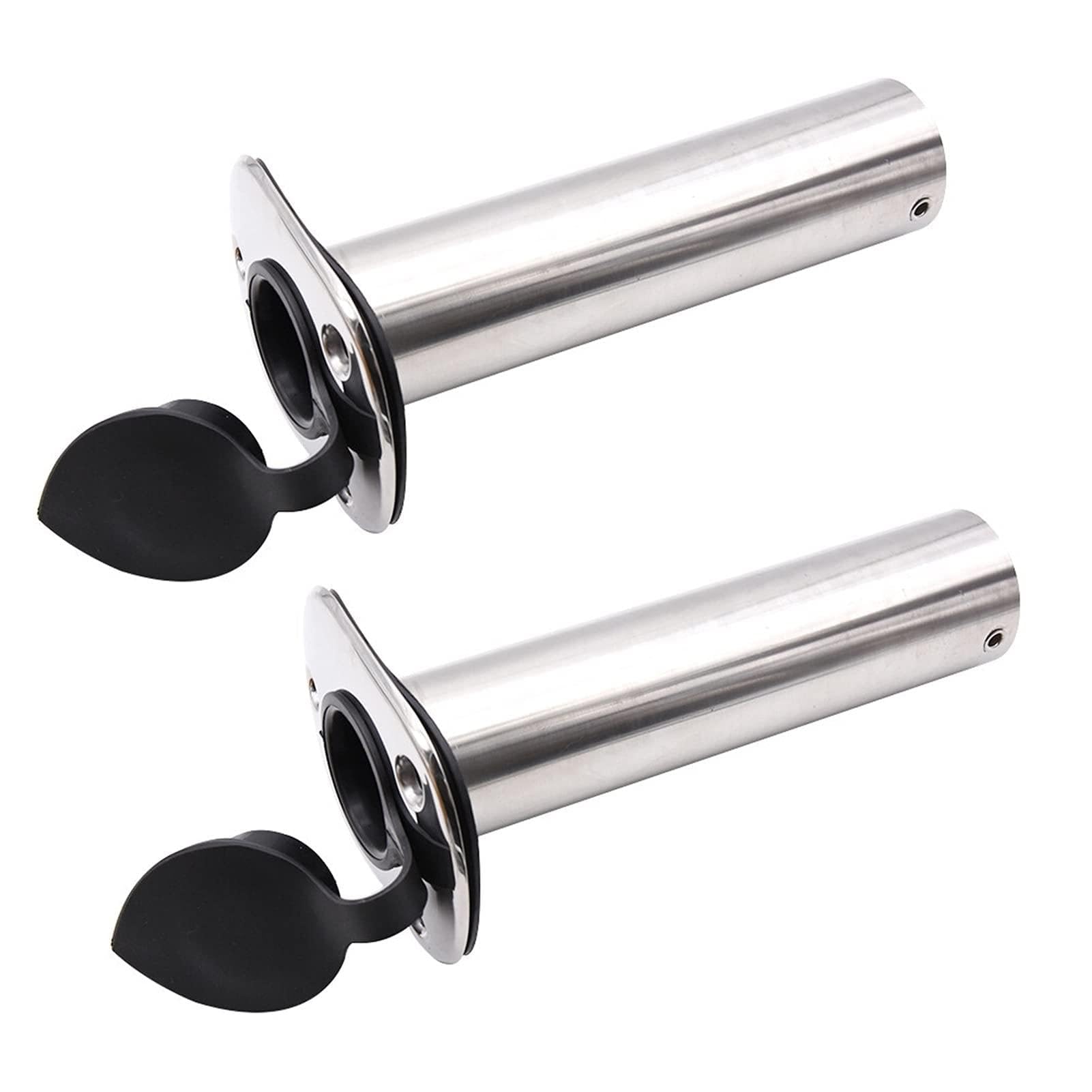 Uchwyt na wędkę, High Polished Marine Łódź Wędkarstwo Uchwyt 15 30 90 Stopni Ze Stali Nierdzewnej Flush Mount Prant Pod Kajak Kajak Kajakowy jacht(1 Pair 90 degree)