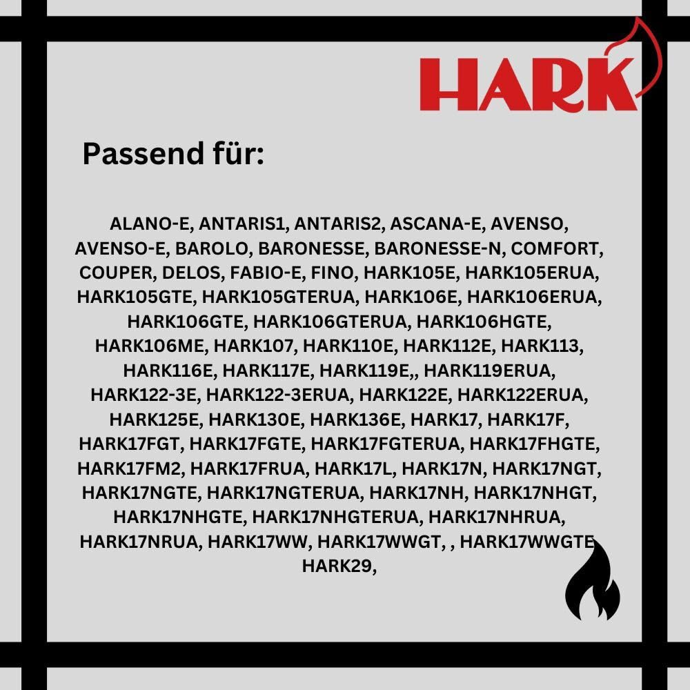 HARK Gussrost, rund Ø = 185 mm Kamingussrost, Ascherost Ersatzteile