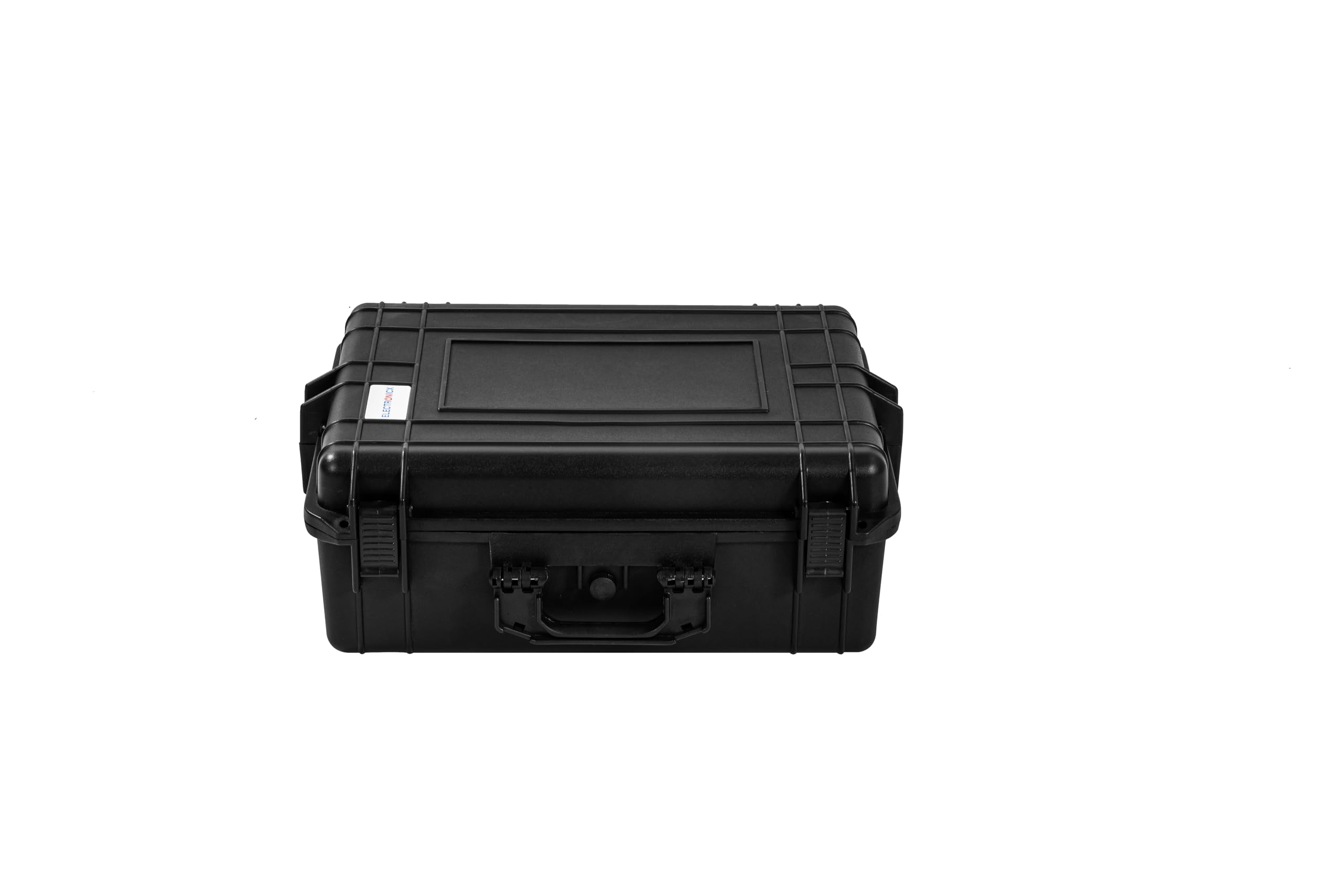 Electronicx Valigetta Rigida per Fotocamera con Schiuma – Custodia Antiurto IP55 Resistente a Polvere e Spruzzi, Richiudibile – Per DSLR, Obiettivi, Droni, Attrezzi e Armi – 57×41,5×21,5 cm Nera