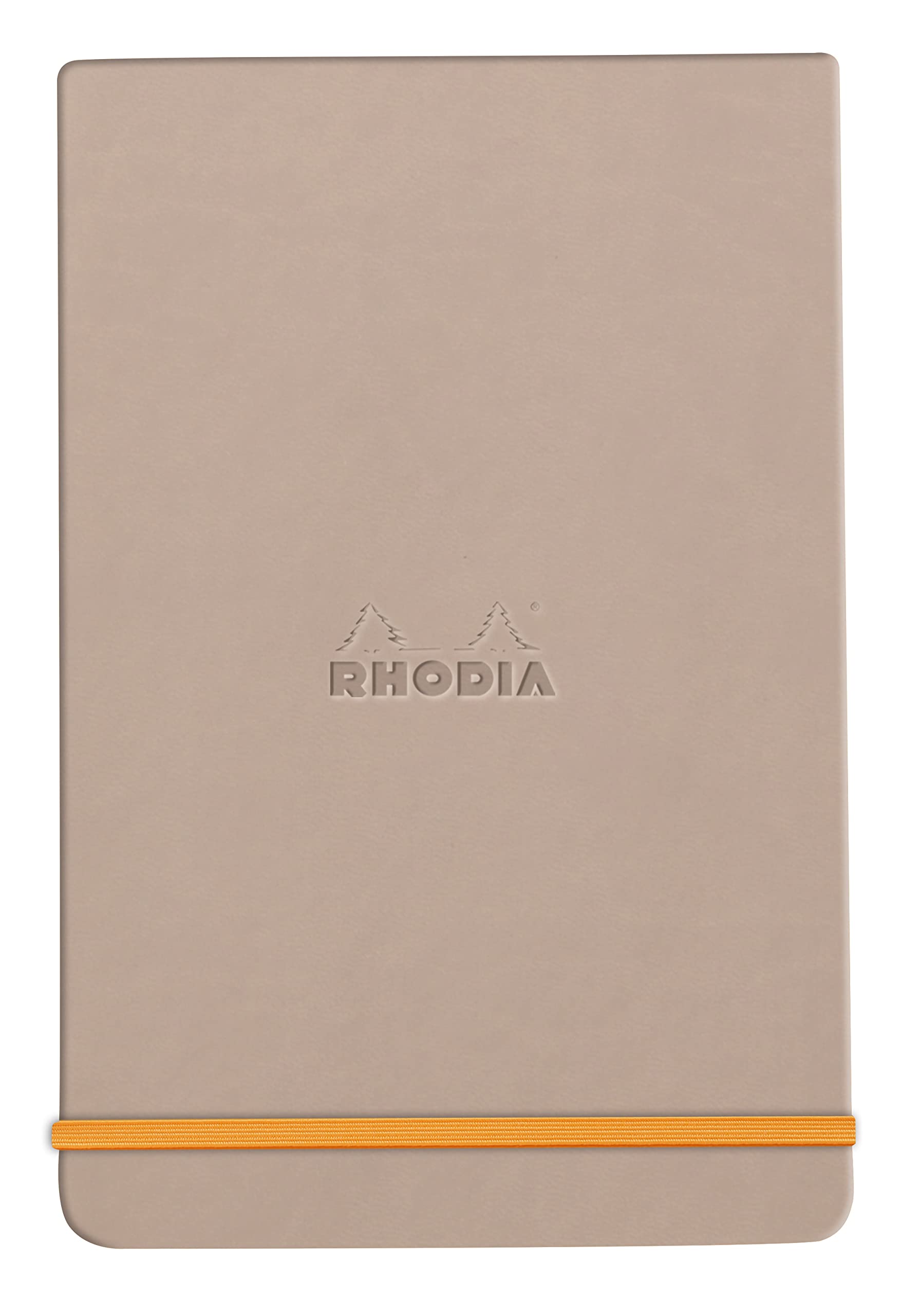 RHODIA 194352C - Hard Notebook Webnotepad Touché de Rose A6 - Ruled, Rose Smoke, A6 (9x14 cm)