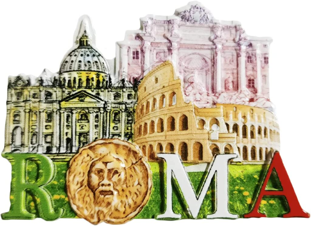 Resin-4581 Rome Italy Roma Fridge Magnet Refrigerator Magnet Decoration Magnet Sticker Souvenir Resin Crafts