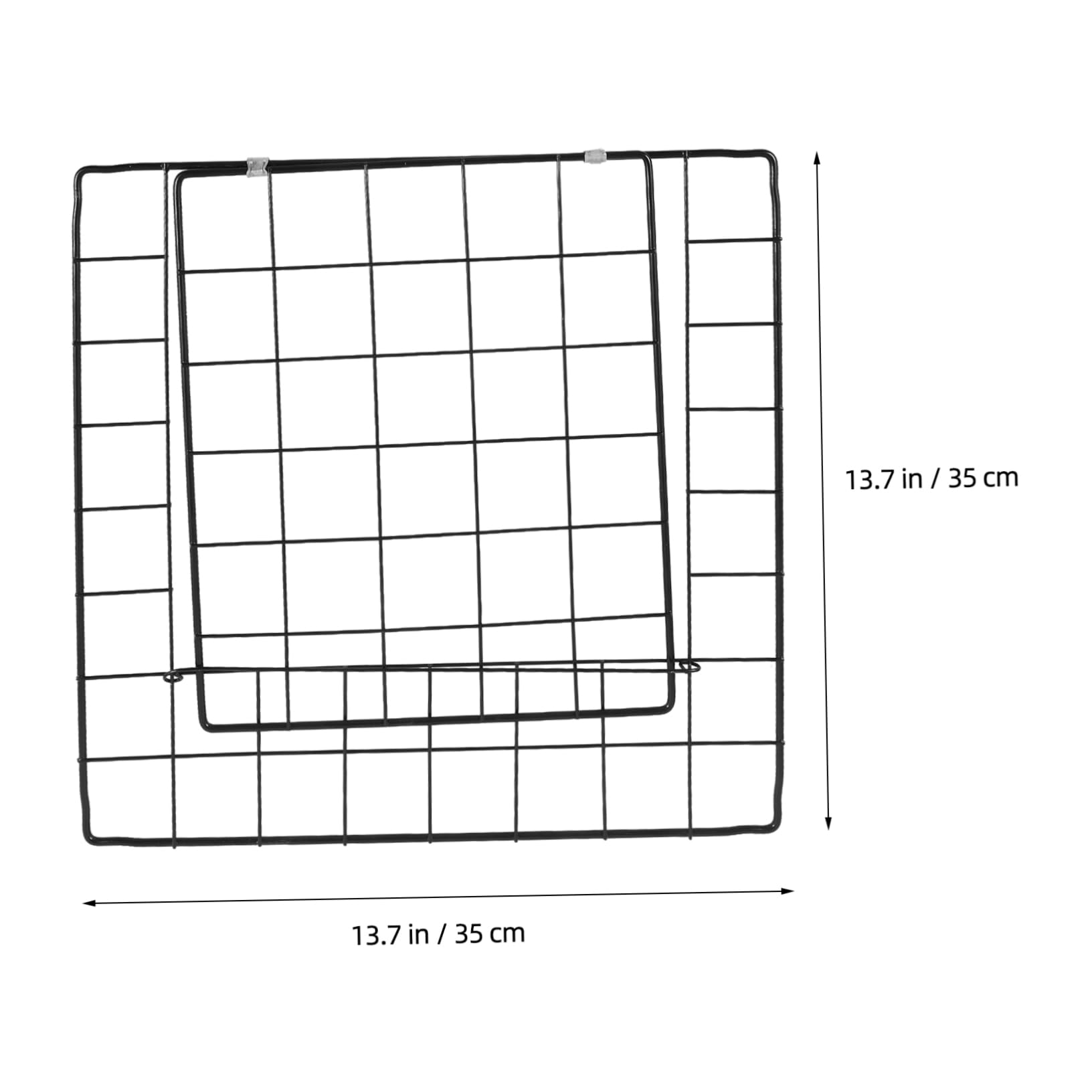 DIY Haustierkäfigtür Aus Draht 13.78X13.78In Für Katzen Und Hunde Zum Montieren Vielseitiges Drahtkäfig Zubehör Für Kleintiere Und Welpen