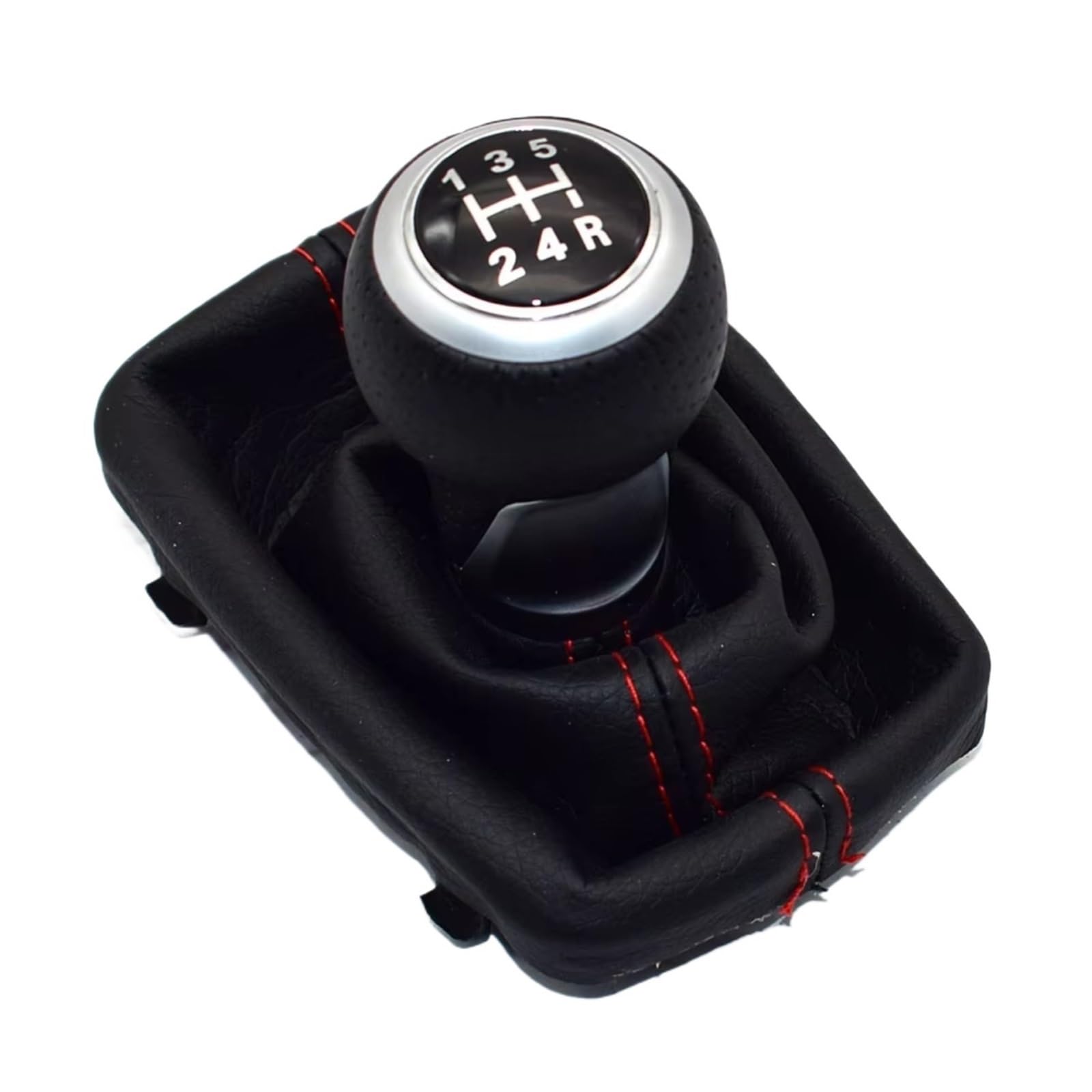 HILLAR Car Gear Stick Knob for /A3 /S3 8L 2001 2002 2003 6 Speed 5 Speed Gear Shift Stick Lever Knob Gaiter Gaitor Boot Cover(5 Speed Y01)