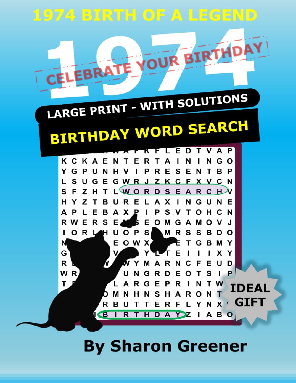 1974 BIRTH OF A LEGEND BIRTHDAY PUZZLE BOOK: LEGENDARY WORD SEARCH (YEARS)