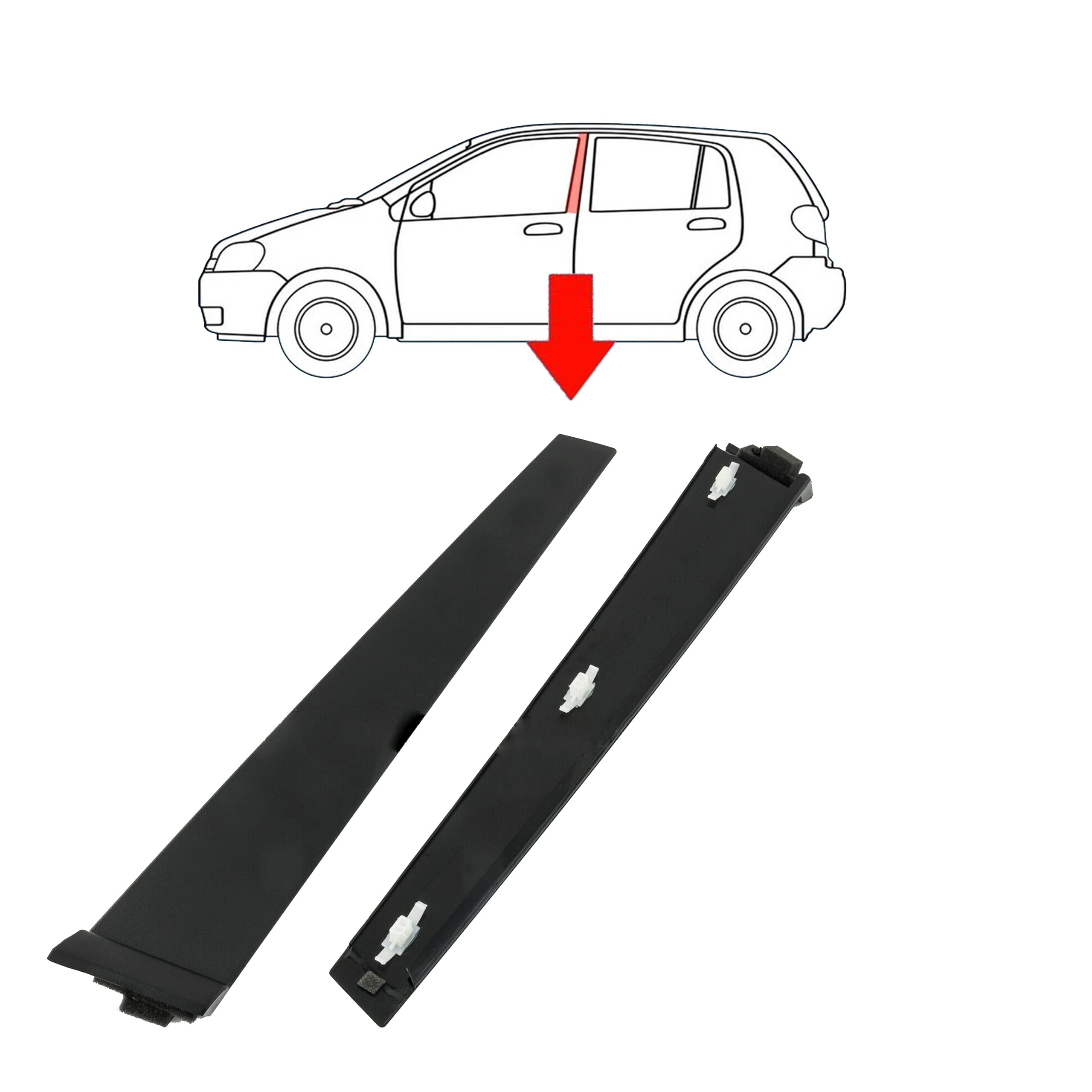 Tür B Säule Kunststoff Zierleisten Panel Set 1473673 1473674 1473675 1473676 (4 Stück)