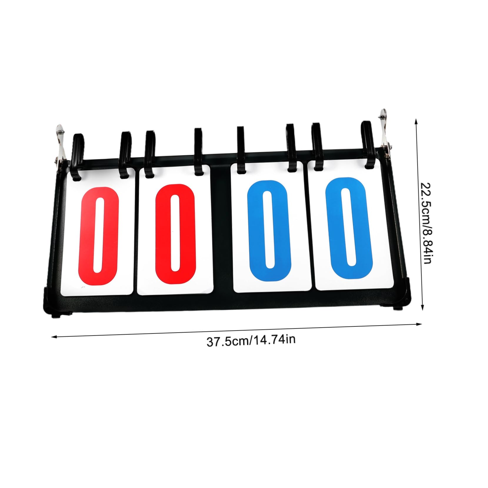 SUPVOX Flipping Scoreboard for Basketball Baseball Volleyball Durable Scorekeeper with Display Convenient Portable Design for Multi Sport Events