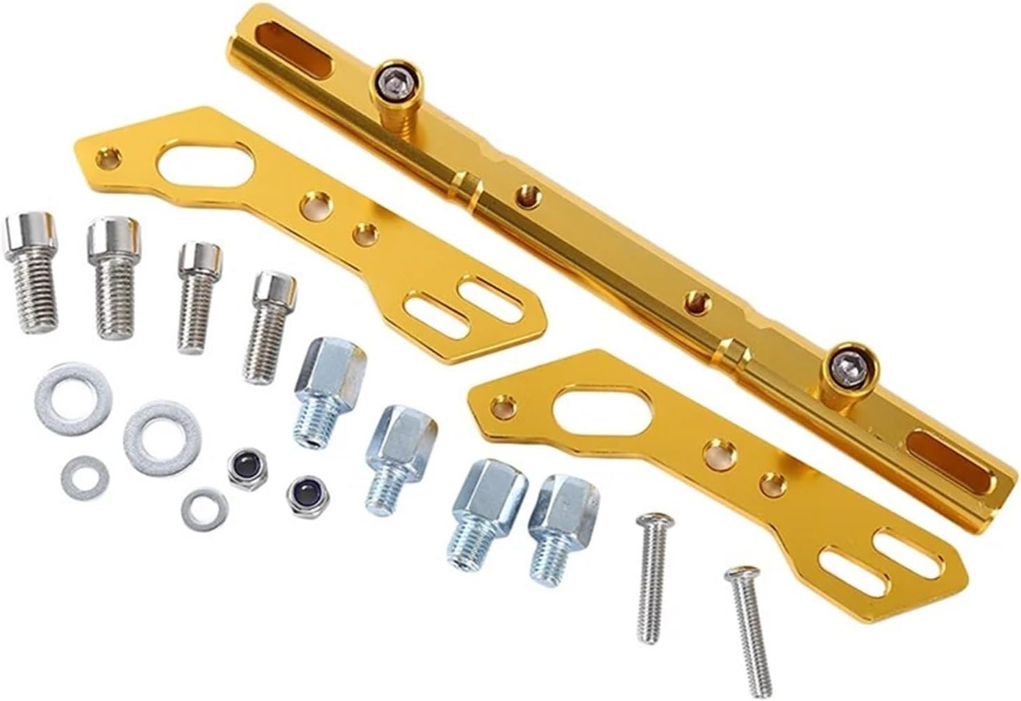 オートバイミラーシート多機能延長バーバランスクロスステアリングホイール自転車ハンドルバー ハンドル スタビライザー ブレース バー(