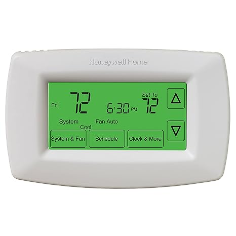 Honeywell Rth7600d1006e 7 Day Touch Screen Digital Programmable Thermostat