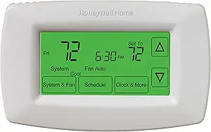 Honeywell Home RTH7600D 7-Day Programmable Touchscreen Thermostat