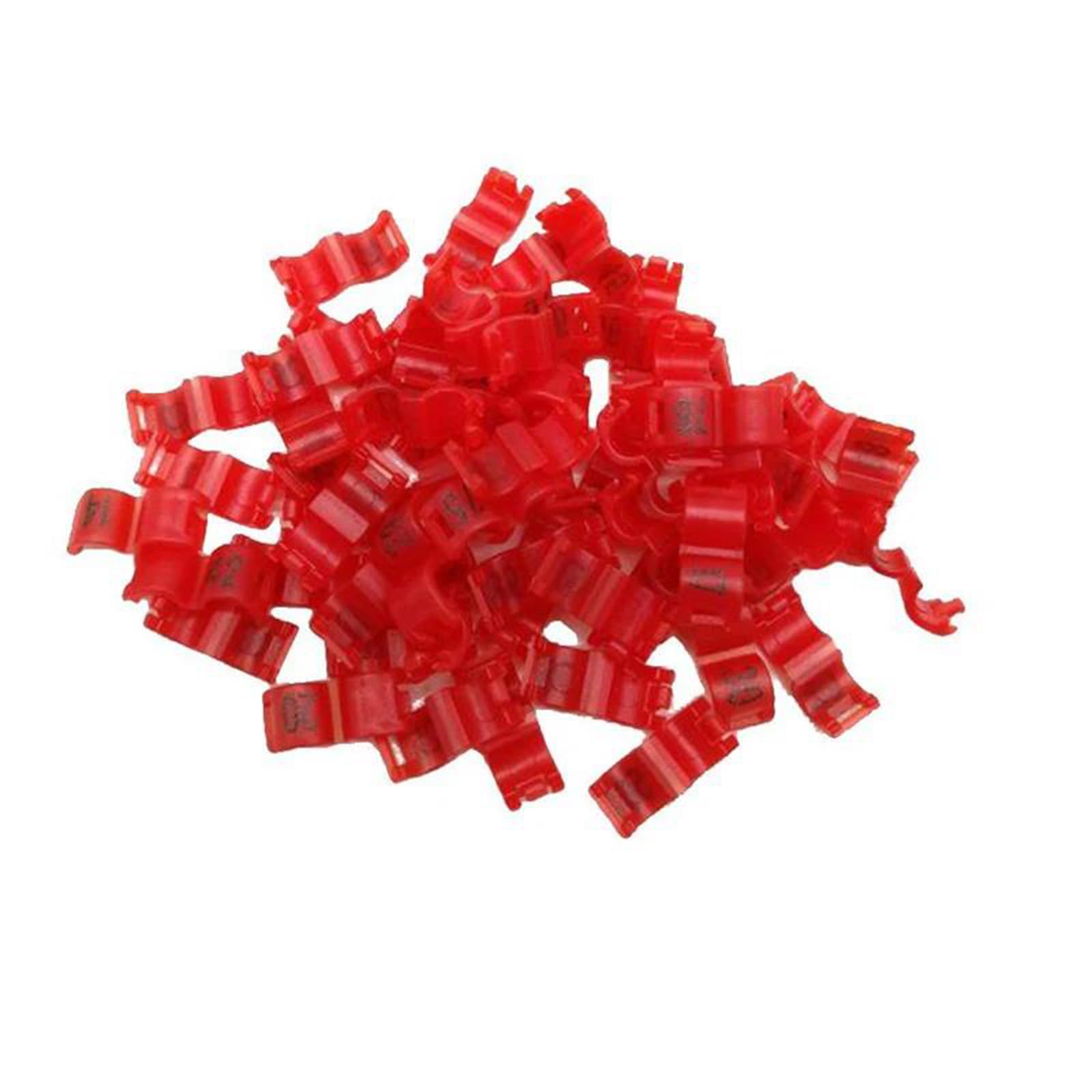 Beinringe für Vögel, Tauben, Papageien, kleine Vögel, Fußringe, Clip-Ring, Innendurchmesser 2,7 mm, 3 mm, 4 mm, 4,5 mm, 5 mm,Mischen,4mm - 100 Stück