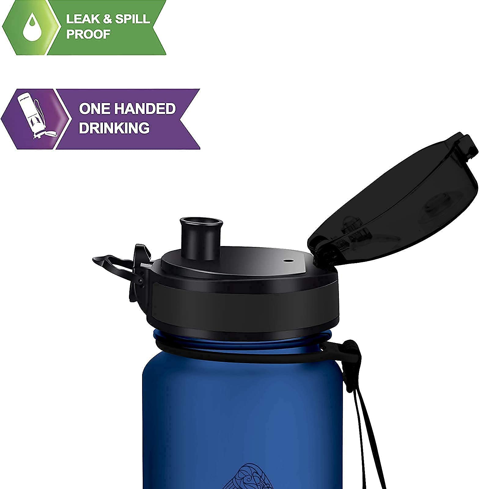 Super Sparrow Borraccia Sportiva & Bottiglia Bambini Senza Perdite - 350ml/500ml/750ml/1L/1.5L - Senza BPA