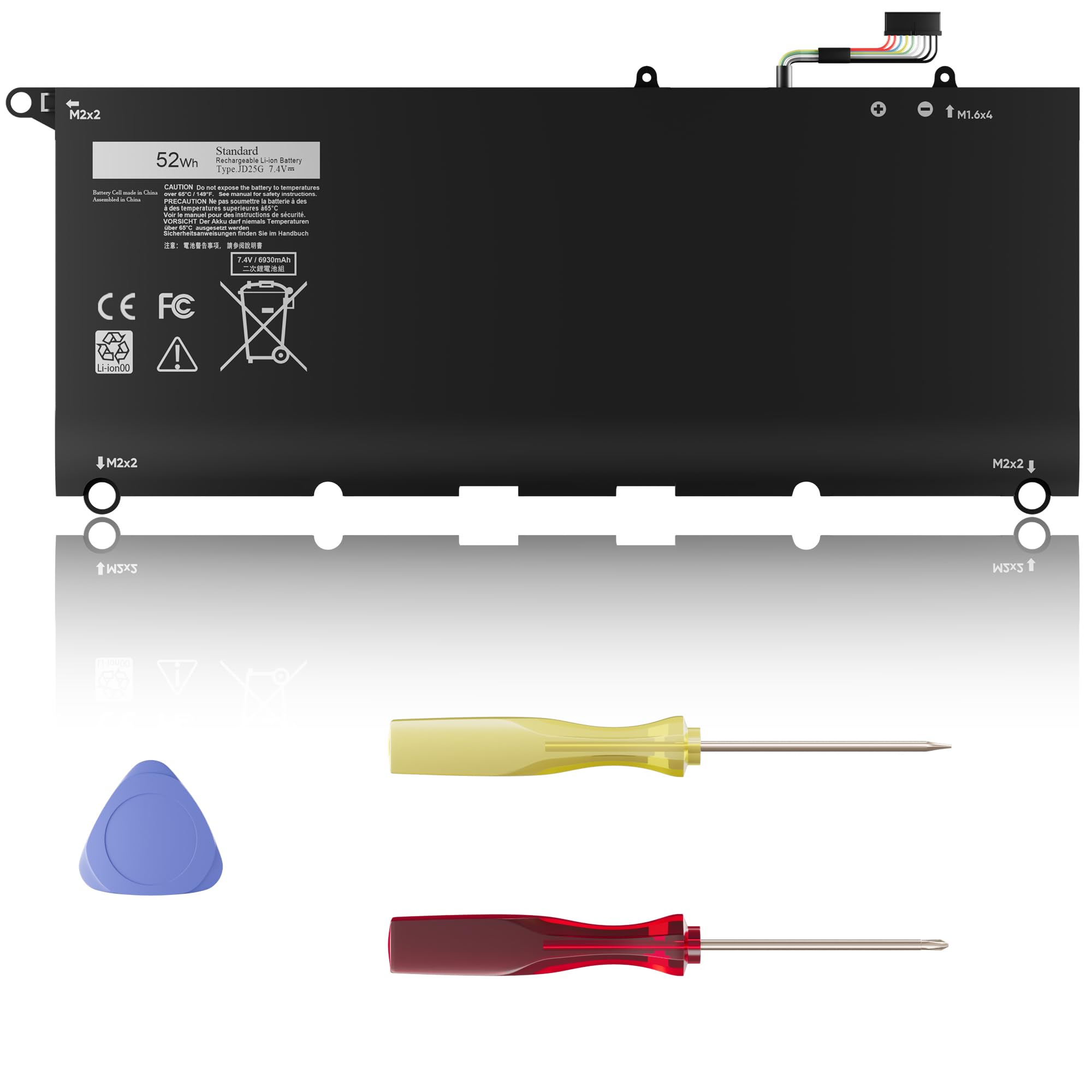 その他 poyo Amazon.com: Menlonigt XPS 13 9350 9343 JD25G 90V7W Battery for