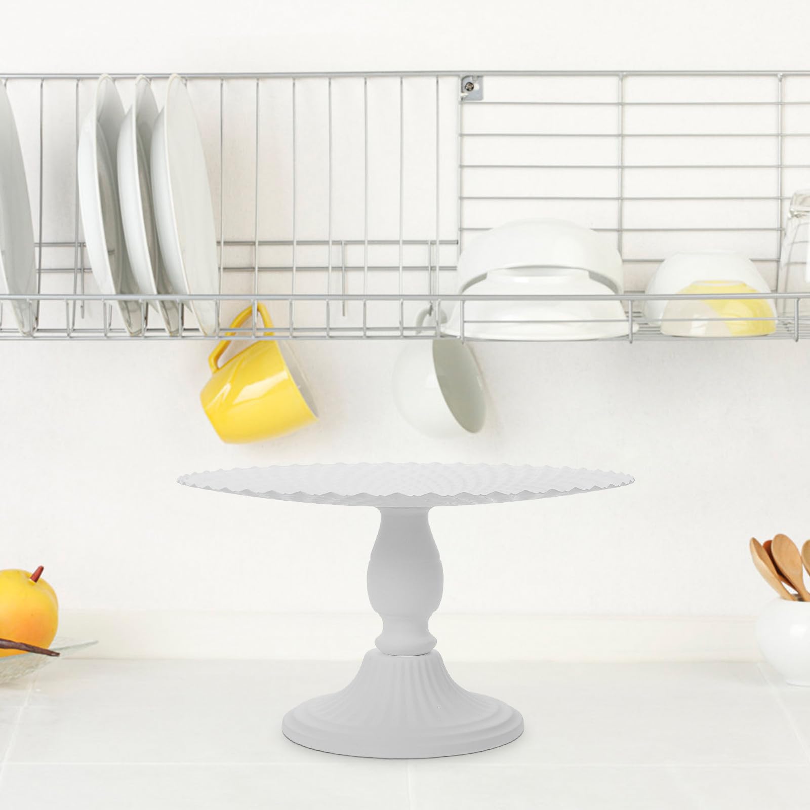 Présentoir à Gâteaux en Fer Blanc Élégant et Décoratif, Plateau Multi-fonction pour Fruits et Desserts, pour Maison et Fête