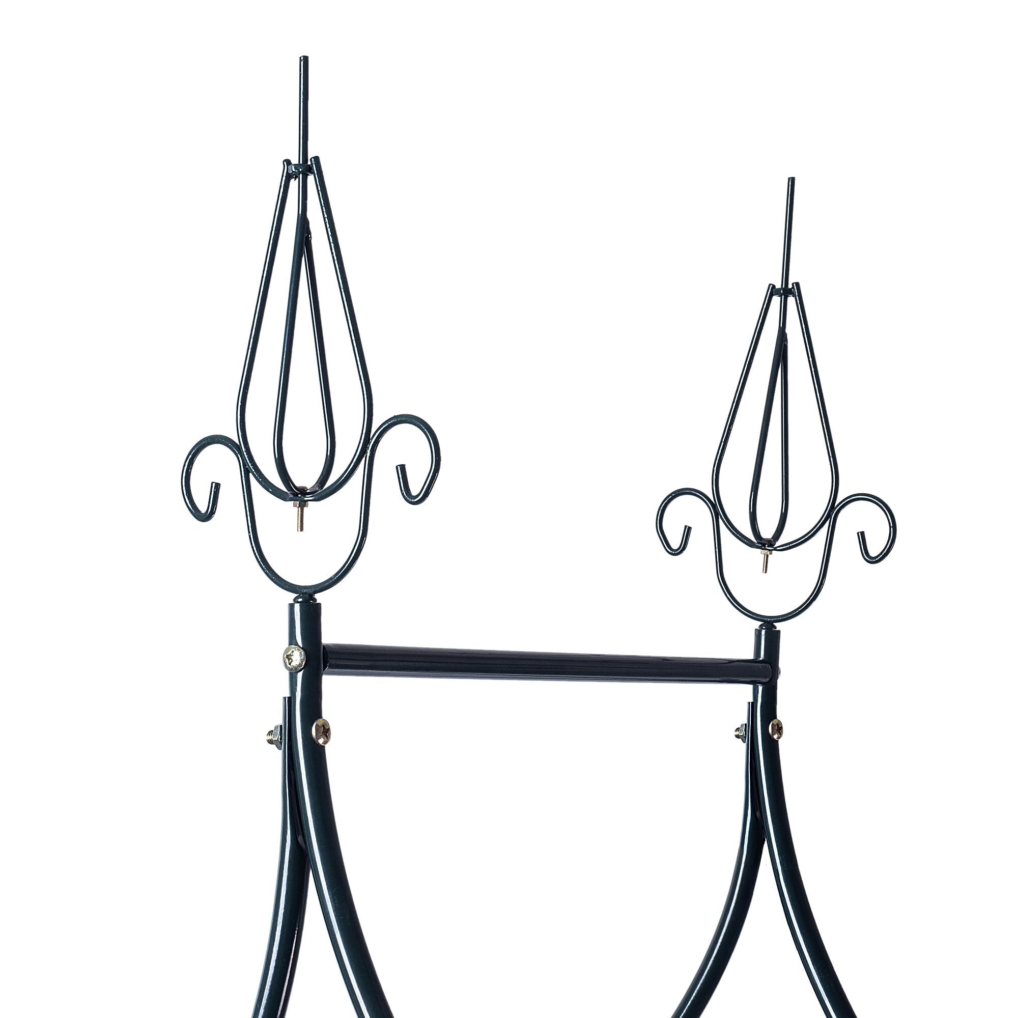 KADAX Arche de jardin pour plantes grimpantes - Arche robuste - Arche à rosiers - Treillis en fer - Pergola résistante aux intempéries - Treillis (fer)