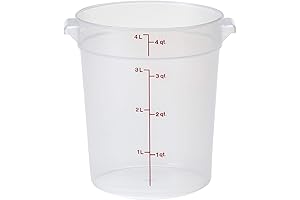 Cambro 4 qt Round Food Storage Container - Camwear