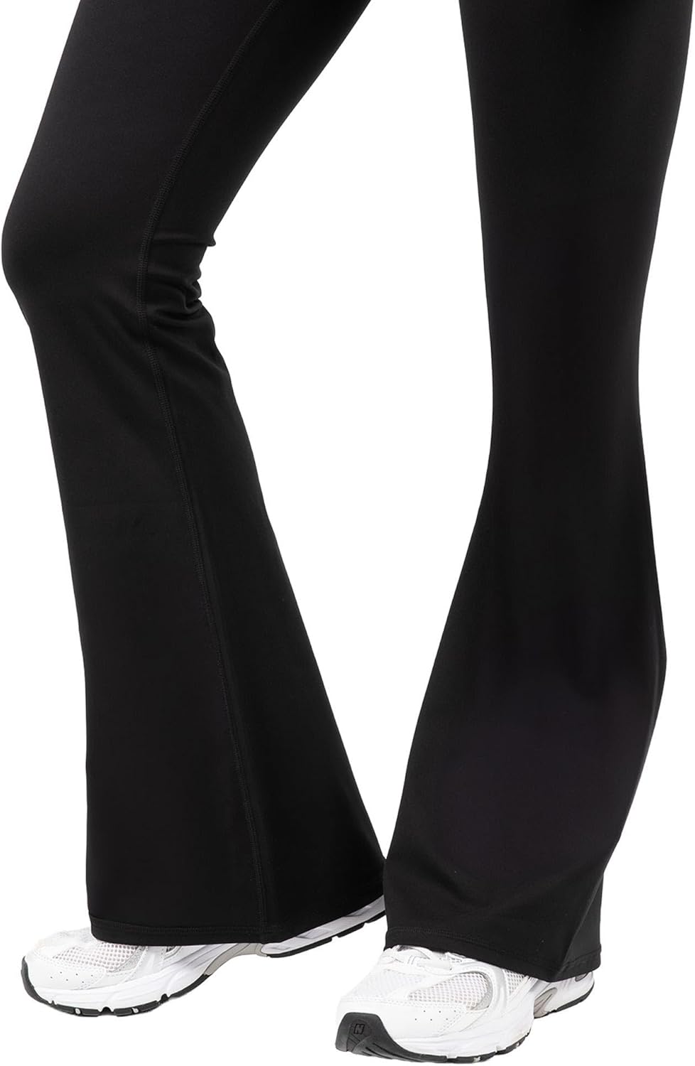 YITTY Active High Waist Crossover Flare Leggings for Women – Buttery Soft Yoga Pants, V-Shape Waistband, No Side Seam