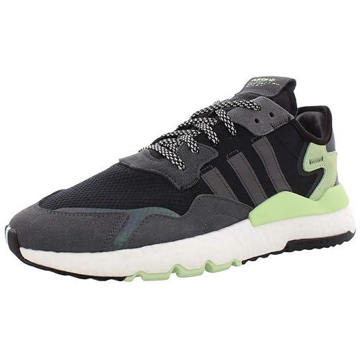 adidas Originals Mens Nite Jogger Running Shoe (11, Tech Ink/Black/Glow Green)