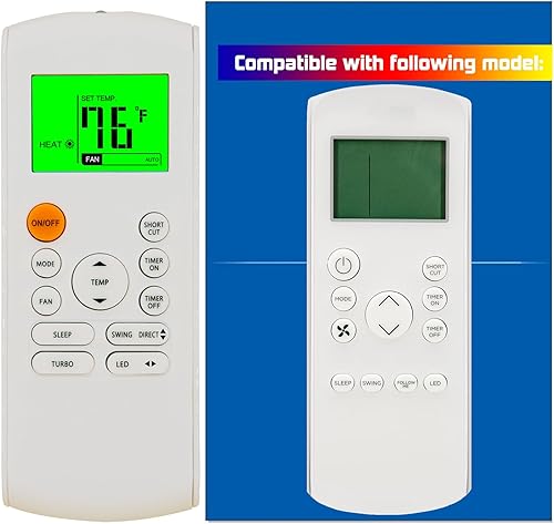 Reemplazo para Toshiba Midea AC Aire Acondicionado Remoto RG57H4 (B)BGEFU1