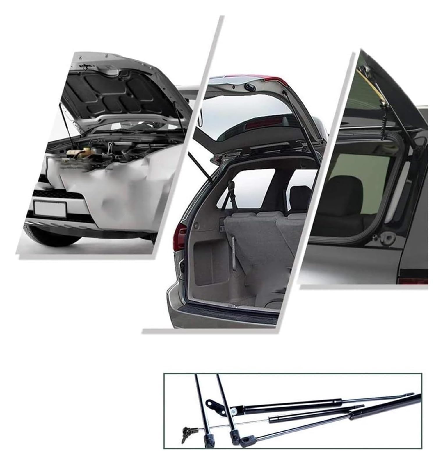 Pistone Molla Gas per BMW per 528i 535i 550i F10 2011 2012 2013 2014 2015 2016 Auto Cofano Anteriore Molla A Gas Puntone Cilindro di Sollevamento Supporto 51237206644
