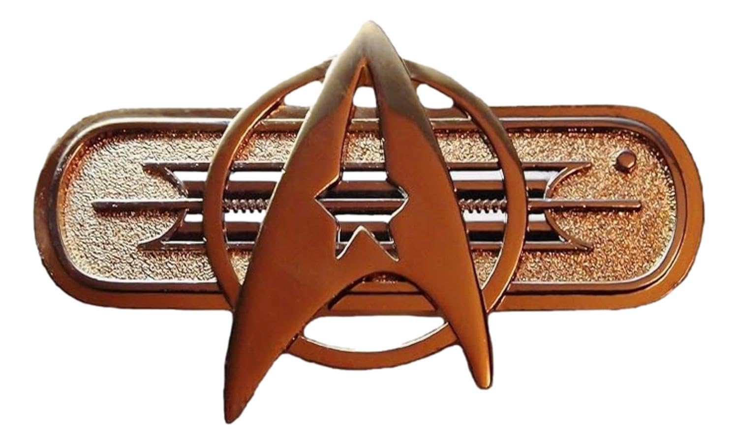 Star Trek Movie Federation Uniform Chest Insignia Deluxe 3 Inch Wide Pin