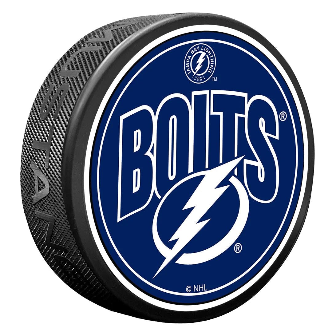 Sports Decor Tampa Bay Lightning Puck | Wordmark