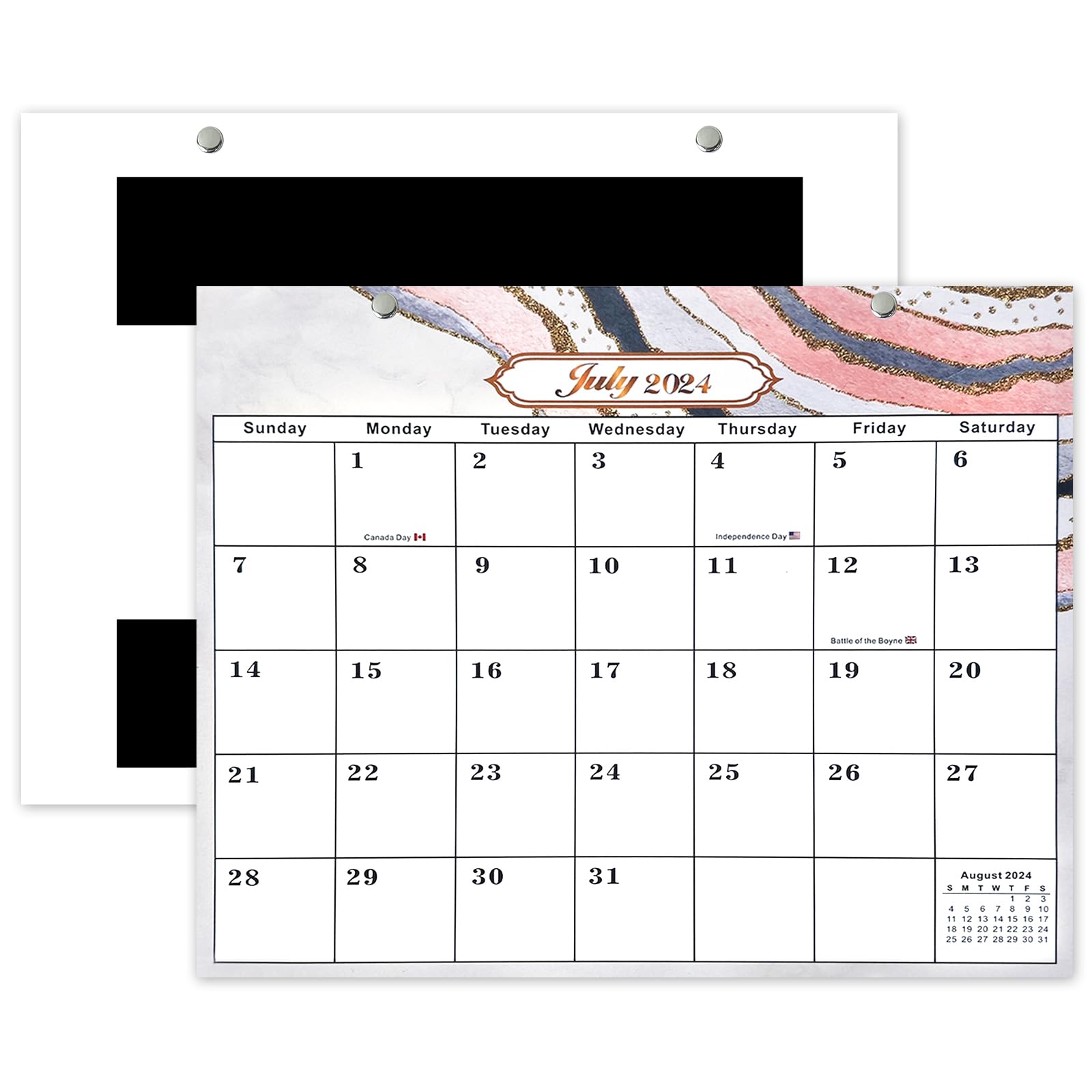 Magnetic Calendar for Fridge,2025-2026 for 18 Months from UK July 2025 to December 2026,Refrigerator Calendar for Family Organiser to Plan Daily Events