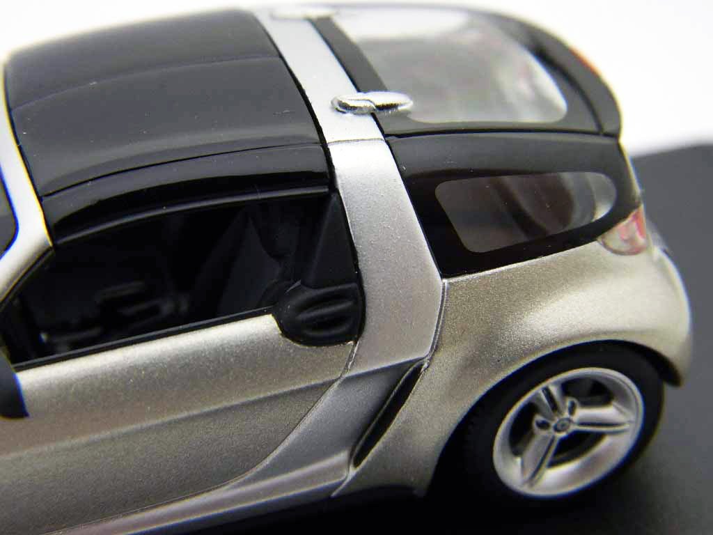 Smart Roadster Coupe' 2003 Silver Grey 1:43 Model 400032121