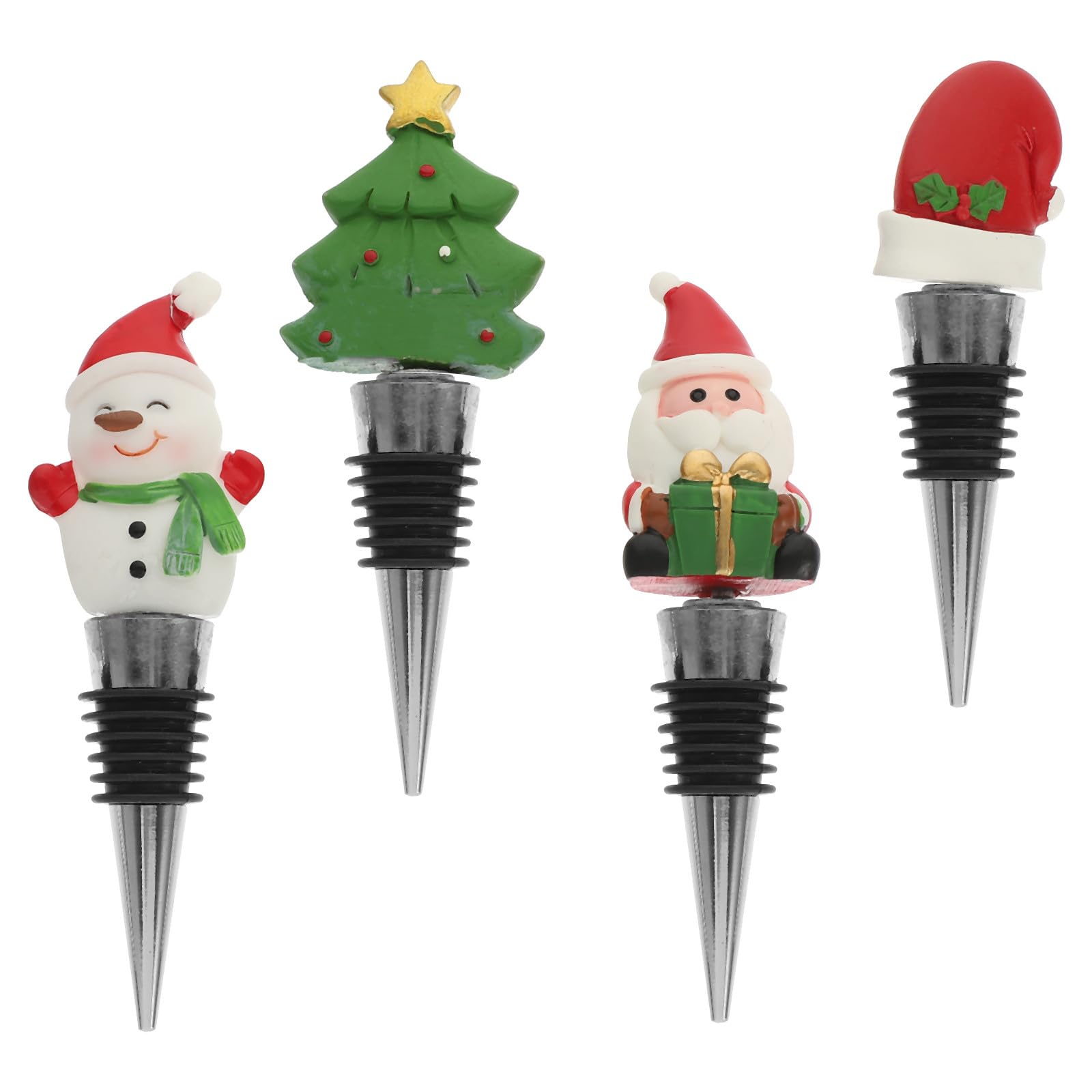 Tapones de vino navideños reutilizables, el accesorio ideal para regalar en fiestas