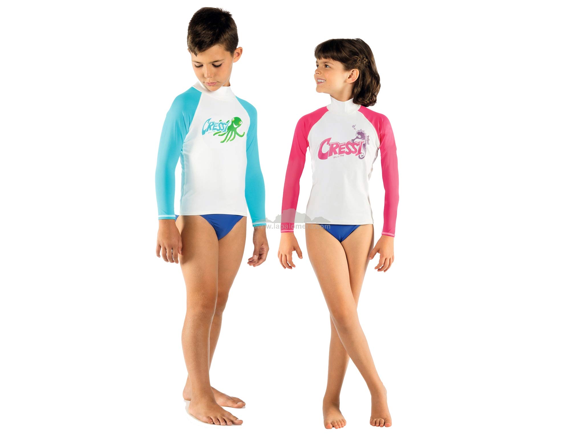 Cressi Rash Guard Junior Maglia Protettiva UV UPF 50+ Bambina