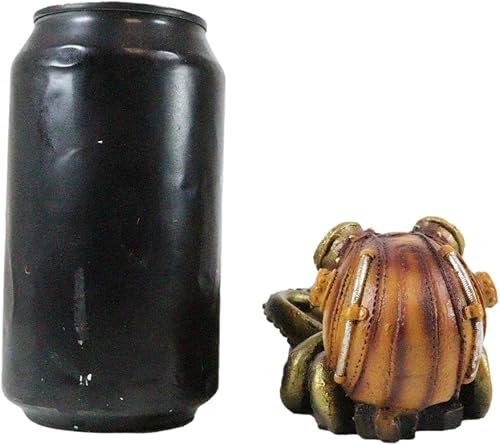 Miniatura 8 de Ebros Gift Steampunk - Submarino náutico Merodeador Pulpo Kraken con engranajes pintados esculpidos, tubos y tornillos, tuercas y pernos de