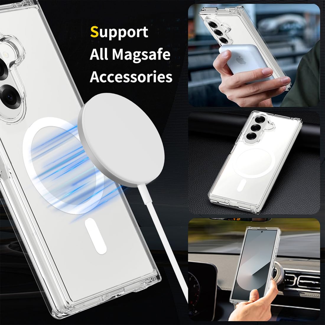 Amazon.com: MSOTES for Galaxy Z Fold 7 Case Compatible with