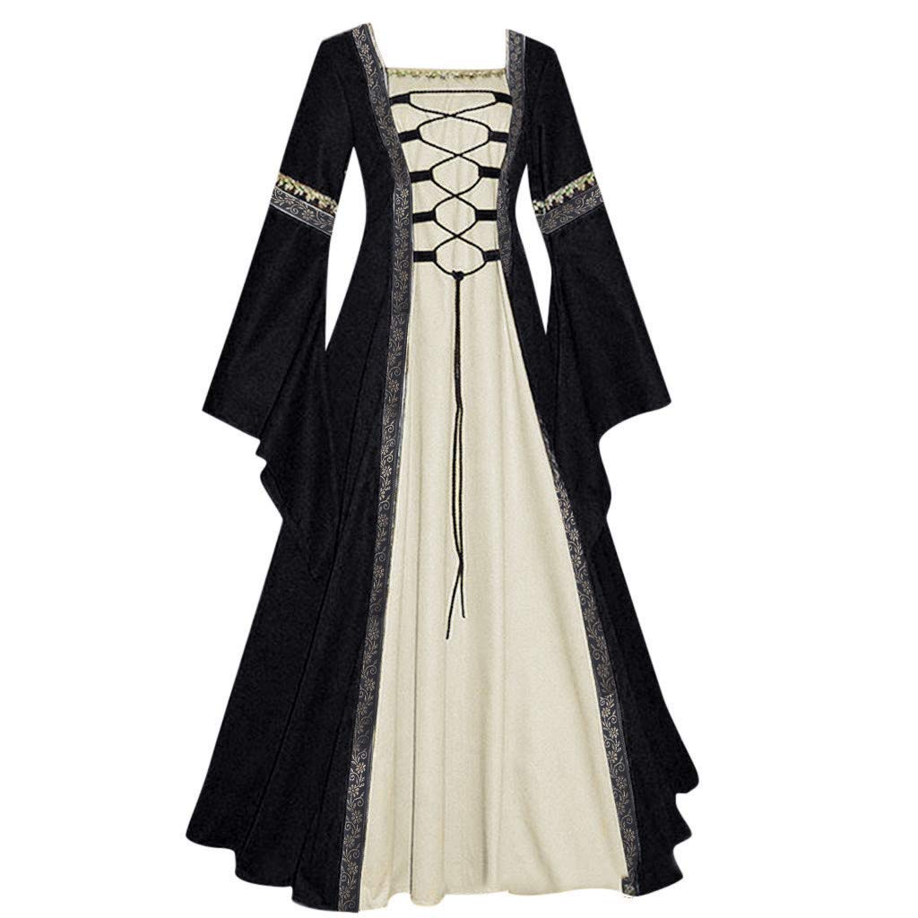 Prinzessin Kostüm Damen Mittelalter Kleid Renaissance Kleidung Barock Faschingskostüme Mit Corsett Viktorianisches Hoher Taille Burgfräulein Königin Karneval