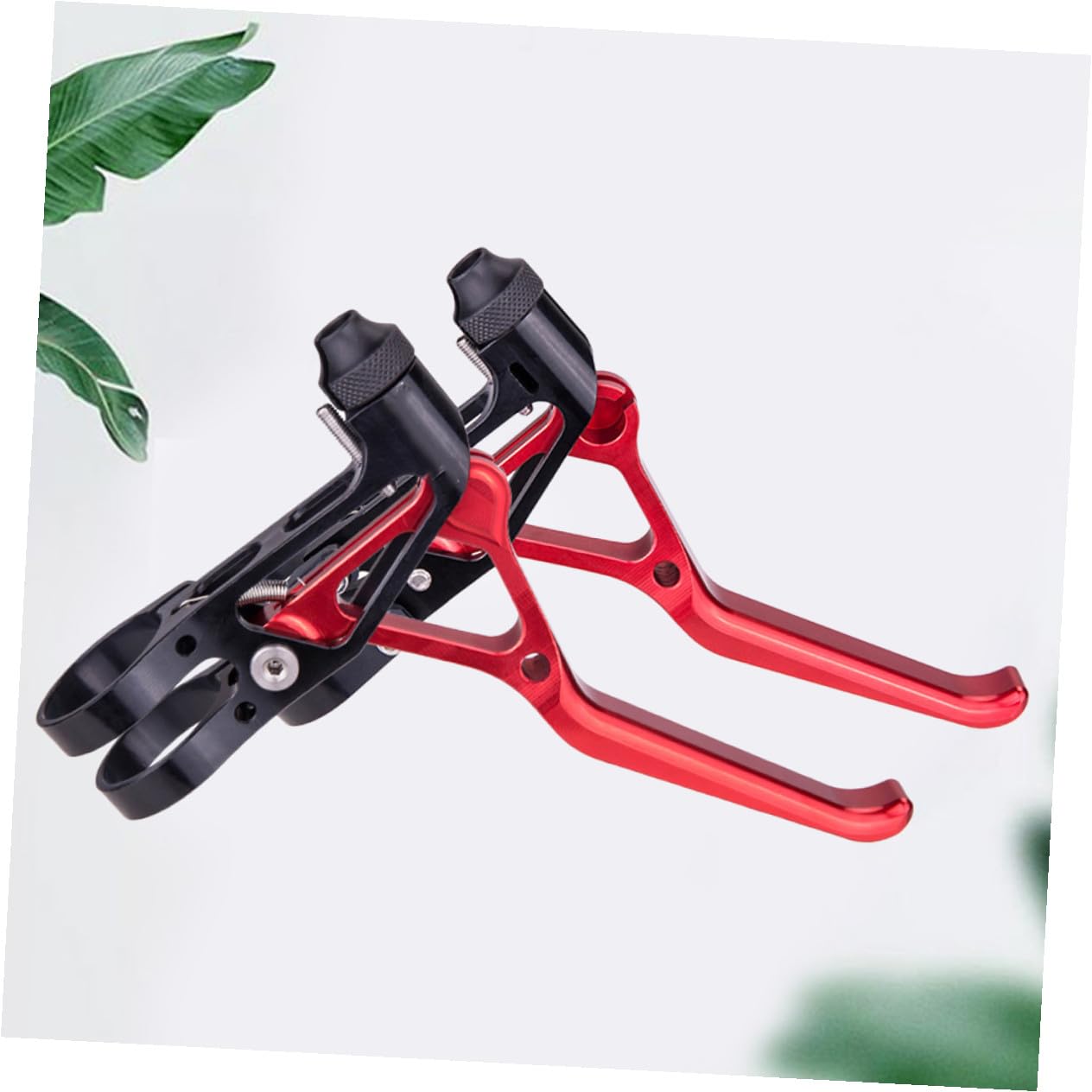 Toyvian Leve Freno Bici in Lega di Alluminio Cnc, 1 Paio, Rosso | Manopola di Regolazione, Design Ergonomico, Uso Semplice per Adulti e Ragazzo Ragazza