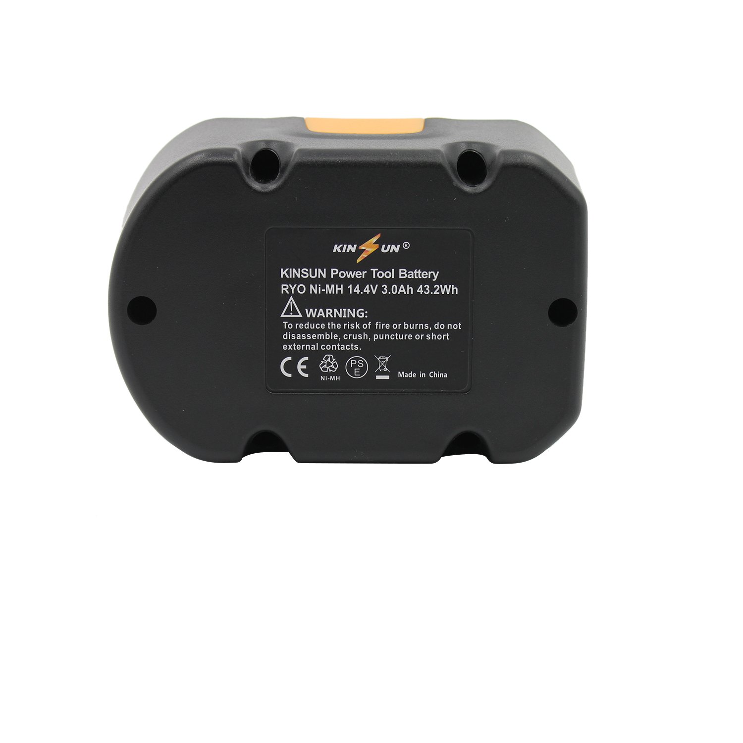 KINSUN Replacement Power Tool Batterie 14.4V Ni-MH 3000mAh pour Perceuse sans Fil Impact Driver 130224010,130224011,130281002,1314702,1400144,1400655,1400656,1400671,4400011