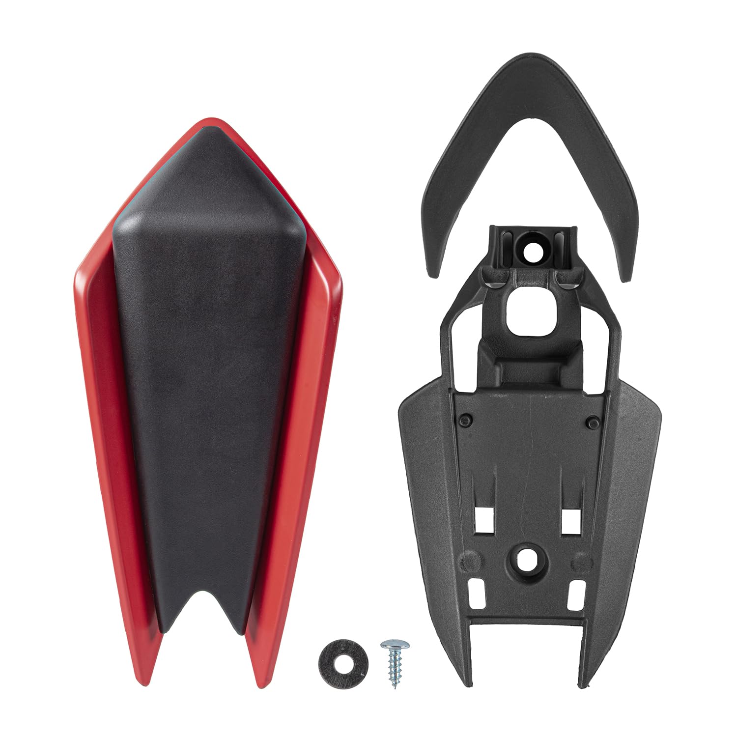 Motocicleta Cubierta de Asiento Trasero de Pasajero Sección Trasera de Joroba de Carenado para Apr-Ilia Tuono660 Tuono 660 RS660 RS 660 2020-2024 RSV4 RS V4 2021-2024 (Rojo)