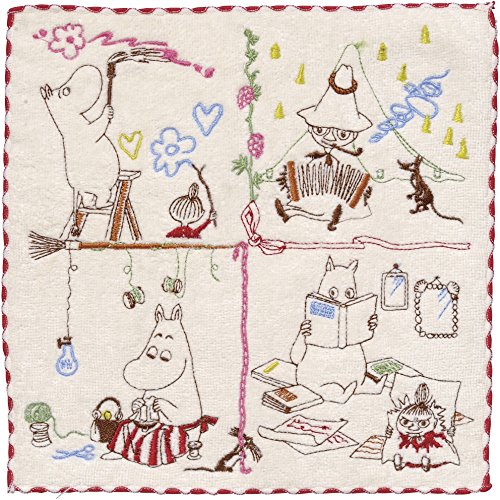 丸眞 ミニタオル MOOMIN ムーミン 約25×25cm 楽しいひととき 1405008300