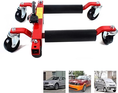 Miniatura 7 de Juego de gatos para ruedas de automóvil, posicionamiento hidráulico de 1500 libras, elevador de ruedas de coche, ruedas de automóvil, patines en