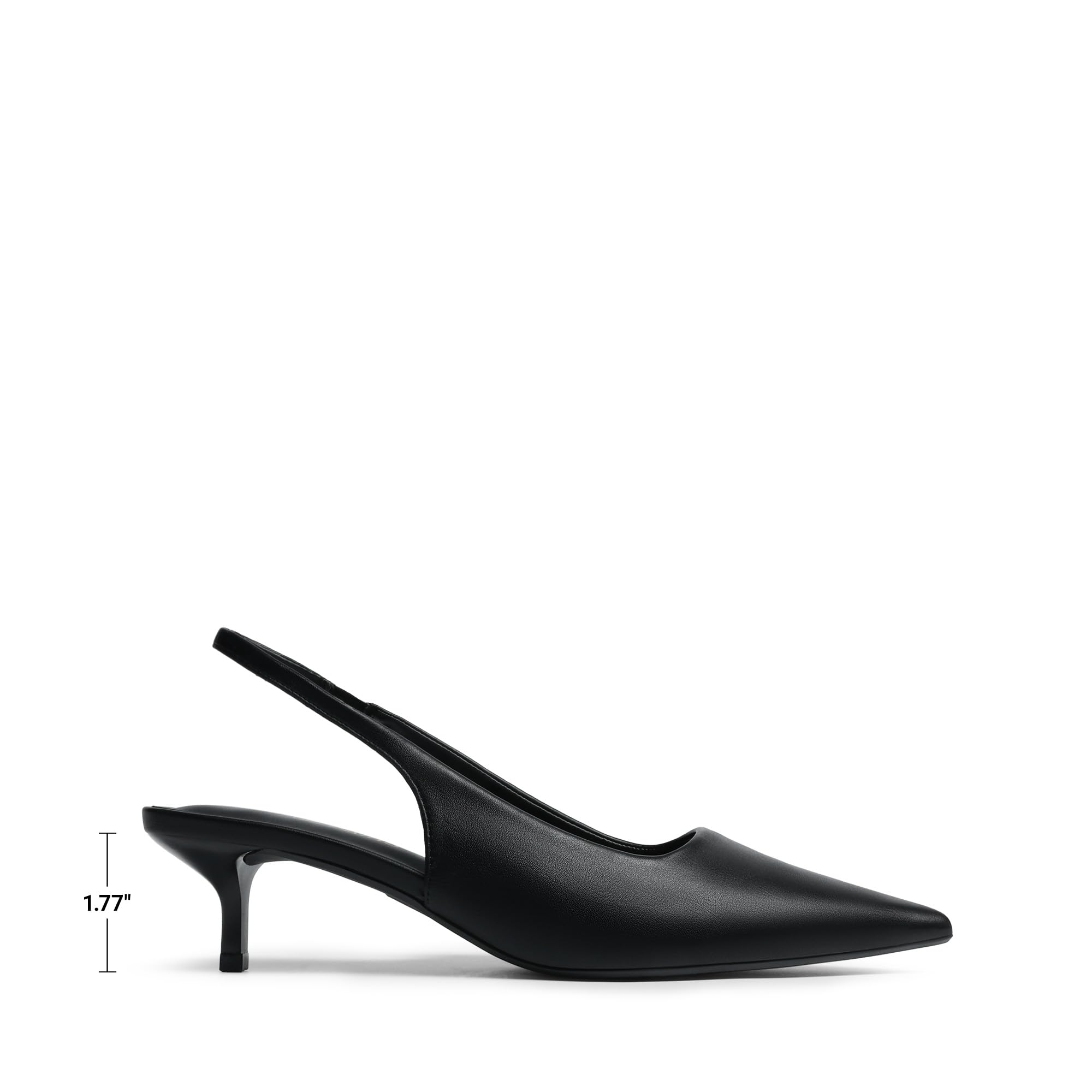 DREAM PAIRS Scarpe da Donna Slingback con Tacco | Scarpe décolleté comode con tacco da 4,5 cm e punta a punta – Eleganti, adatte a matrimoni, feste e lavoro