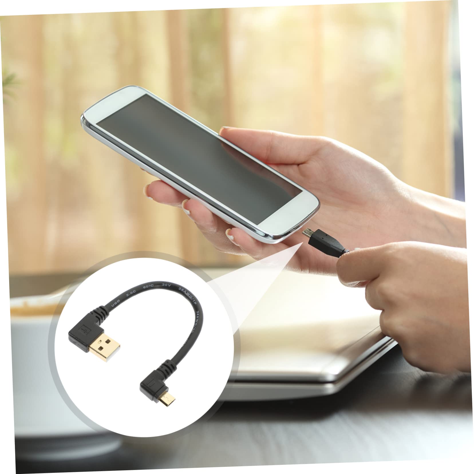 15pezzi Cavo Usb Gradi Da Cavo Di Ricarica e Trasferimento Dati Per Dispositivi Design Compatto e Resistente Per Uso Quotidiano e Viaggi