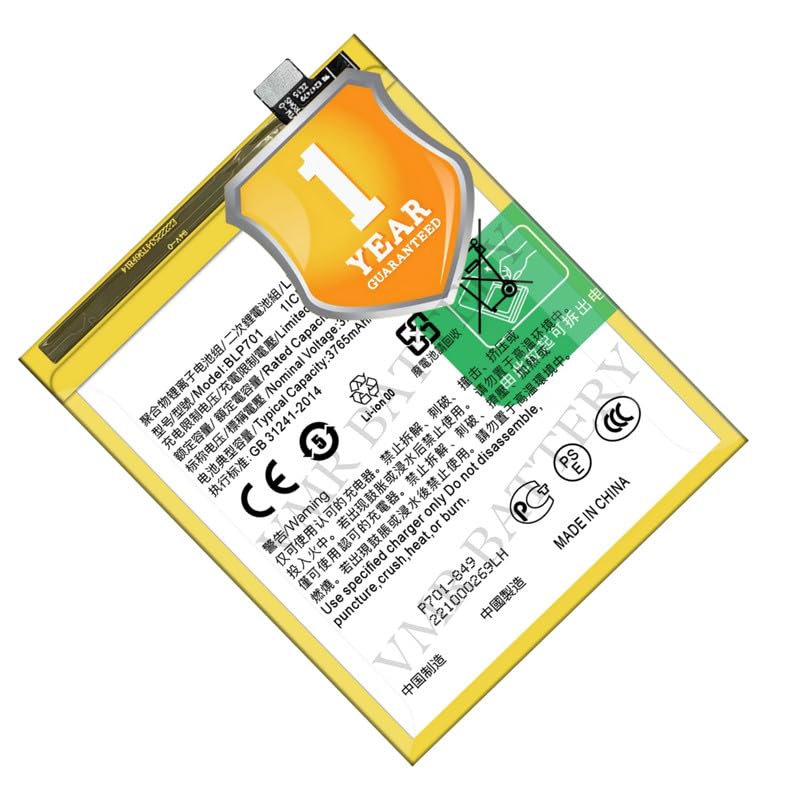 Image of Original BLP701 Battery Compatible for Oppo Reno (CPH1917, PCAM00, PCAT00) - (3765mAh) - 1 Year Warranty K7