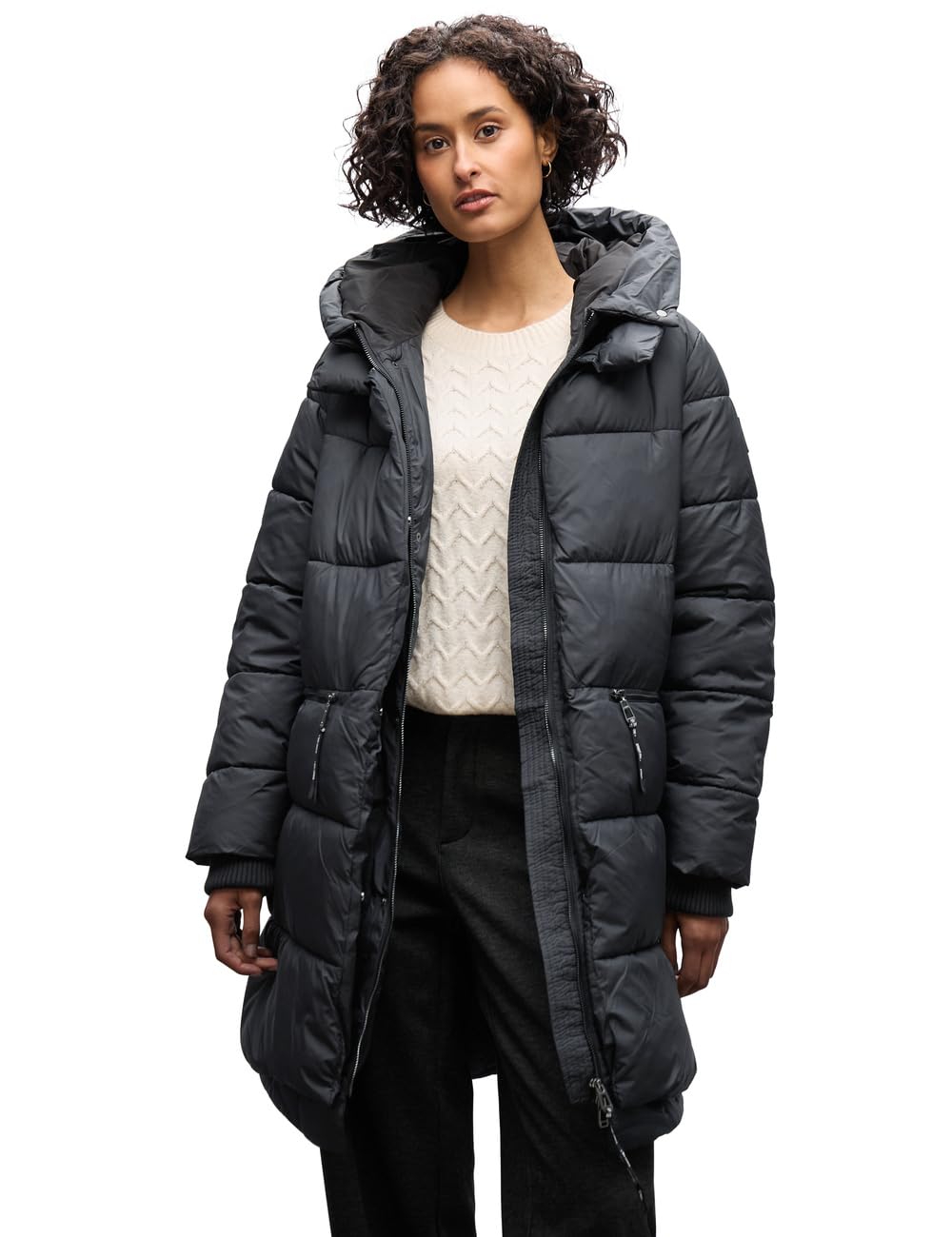 Street One Damen Gefütterte Layering Jacke