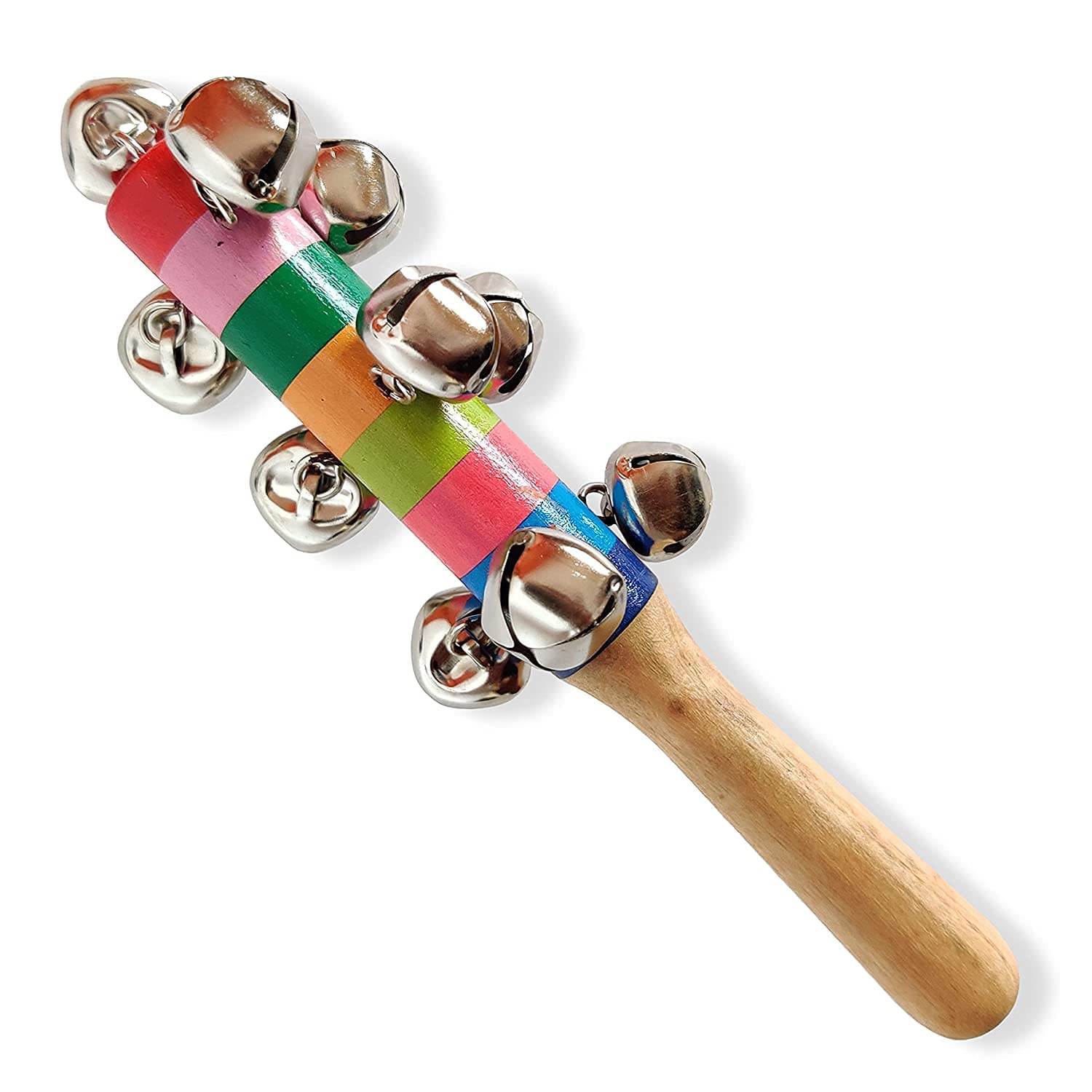 See full amazon price history chart for HusNain Colorful Wooden Rainbow Baby Handle Jingle Bell Rattle Toys For Playing Kids & Toddlers (Pack Of 1, Multicolor)S HusNain Colorful Wooden Rainbow Baby Handle Jingle Bell Rattle Toys For Playing Kids & Toddlers (Pack Of 1, Multicolor)S (B0BVJ2TL62) Amazon Price History, Amazon Price Tracker
