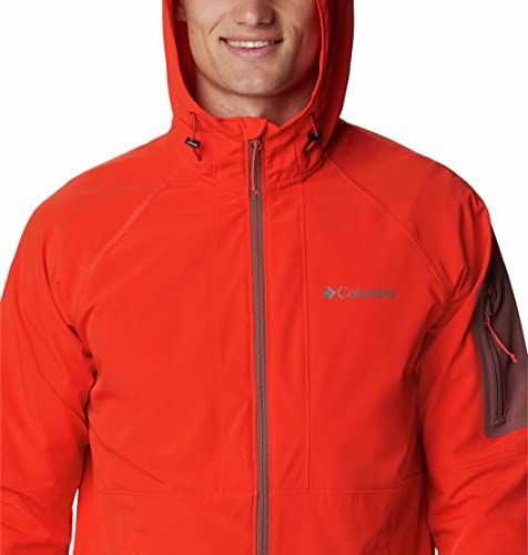 Image of Columbia Men Omni-Shield Tall Heights Hooded Softshell Hiking and Trekking Jacket