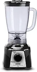 Liquidificador Arno Power Mix 700W LQ19, Preto, Jarra de 2,4L, 4 Lâminas AFIAMAX 18% Mais Afiadas, 3 Velocidades, Alta Durabilidade e Desempenho Superior, 220V
