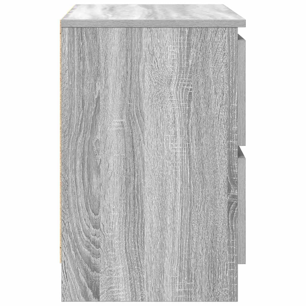 Drewnopochodny z szufladami szafka pod telewizor 60x35x54 cm szary