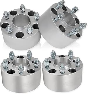 ECCPP 4X 5 Lug Wheel Spacers Hubcentric 5x4.75 to 5x4.75 3" Wheel Spacers Adapter 5 Lug Fits for Camaro for Blazer for XLR with 12x1.5 Studs