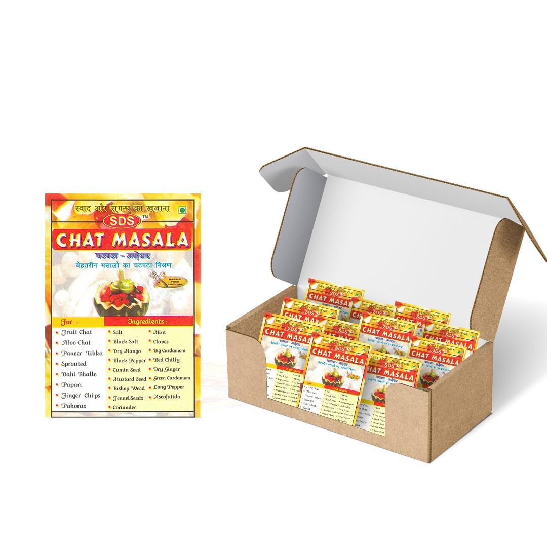 SDS Chaat Masala 100 gm (Pack of 12) (B0CHMGN6JX) Amazon Price History, Amazon Price Tracker