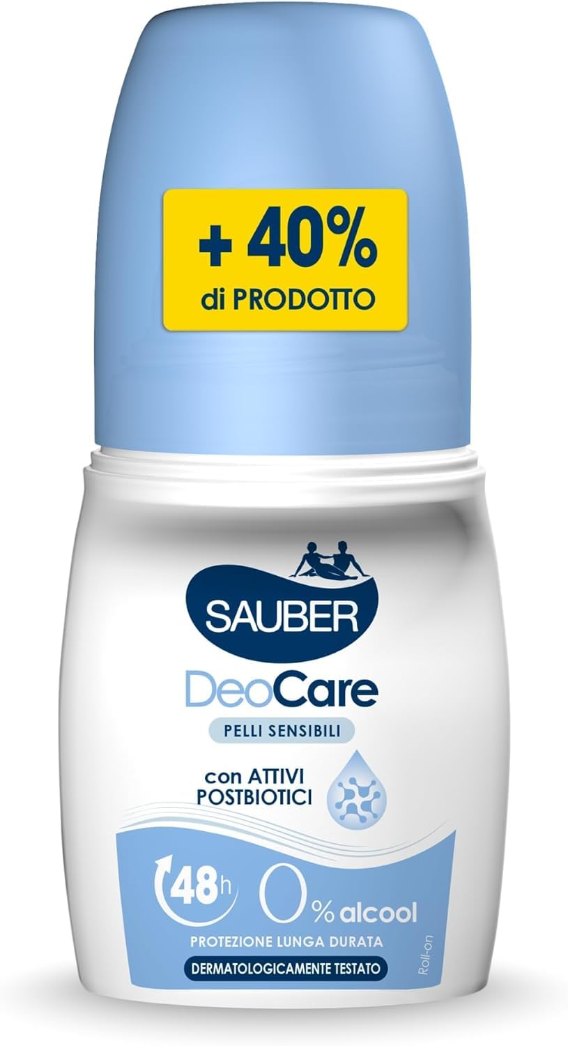 Italian Gourmet Deodorante roll-on pelli sensibili DeoCare 12 x 70ml mild | Applicazione precisa, sanftes Gefühl, ideal für tägliche Frische, Gesamtnettogewicht 840 ml + Kostenlos Polpa 400g