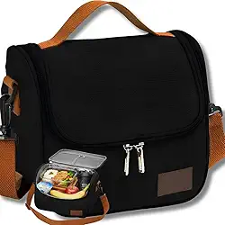 Bolsa Térmica Lancheira com Alça de Ombro para Marmita - Trabalho Academia Escola e Passeios Super Premium - Isolamento térmico | Trabalho Academia Escola e Passeios Super Premium (PRETO)