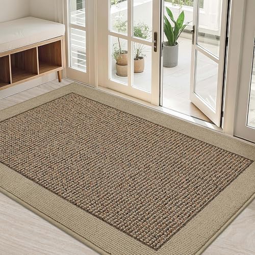 BEQHAUSE Indoor Door Mat 32' x 48', Dirt Trapper Door...